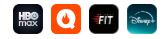 Apps inclusos: HBO Max, Skeelo, Fit e Disney+